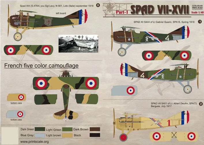 Spad VII-XVII Part.1 1:48