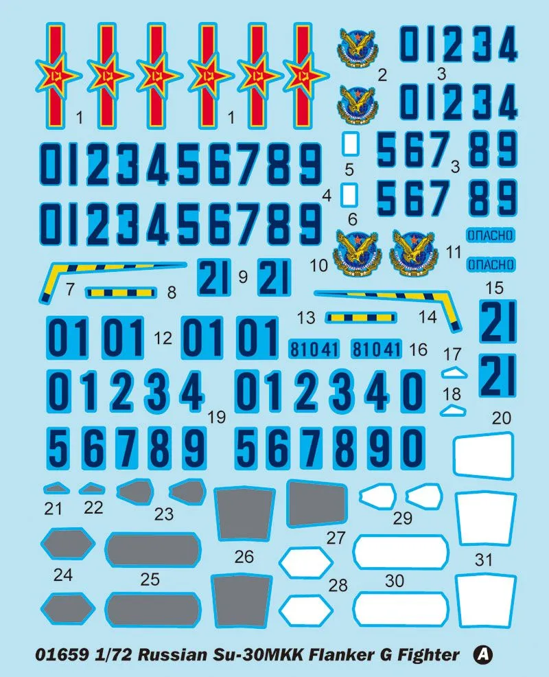 Su-30MKK Flanker G 1:72