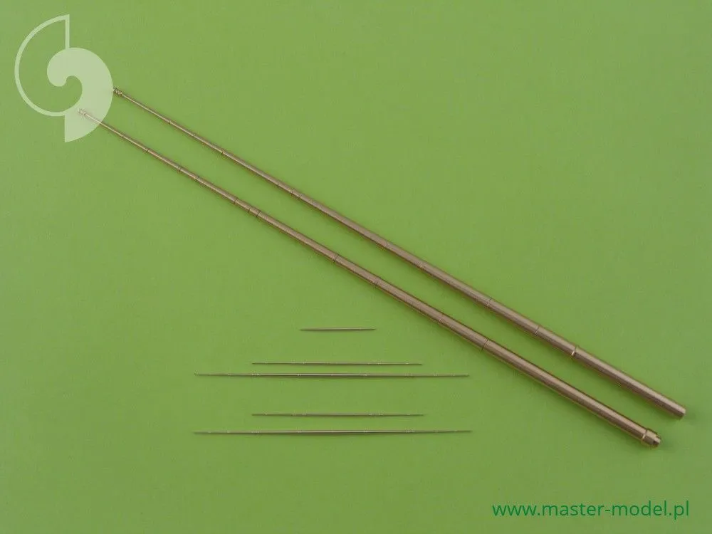 Russian cruiser Varyag (1899) masts and yards set 1:350