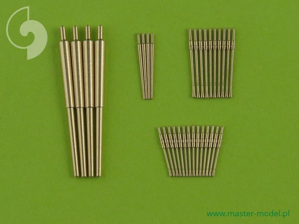 German Zerstörer Z-39 (1945) gun barrels set 1:350