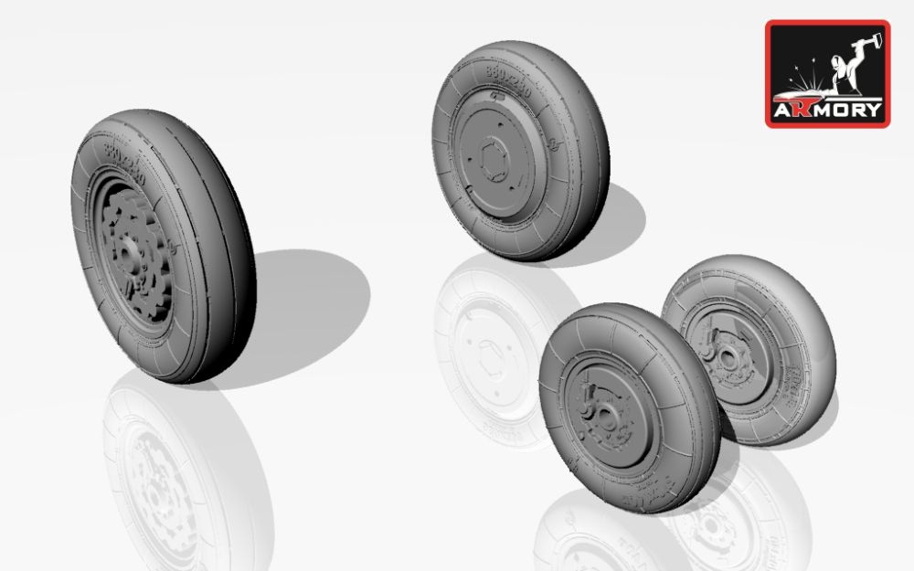 Su-7B (late)/BM/BMK/U wheels 1:48