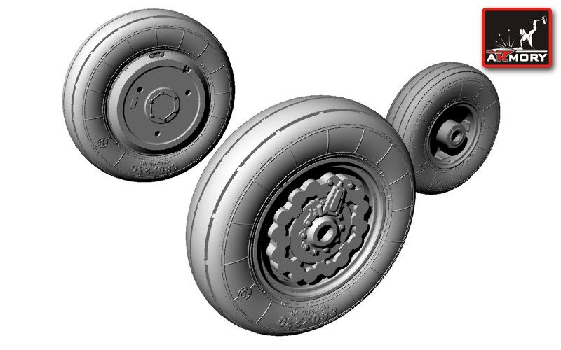 Su-7BKL wheels 1:48