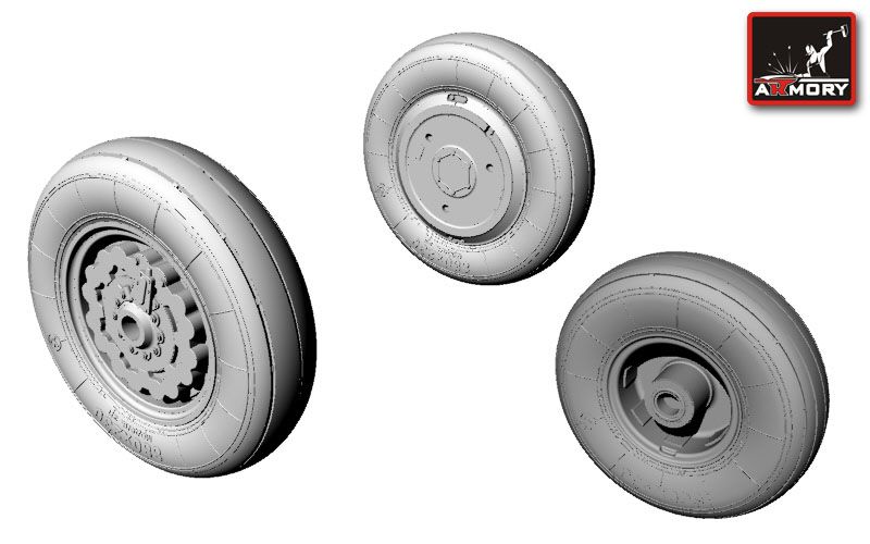 Su-7BKL wheels 1:48