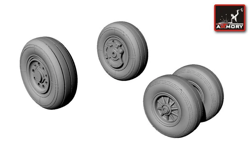 F-35C Lightning-II wheels 1:48