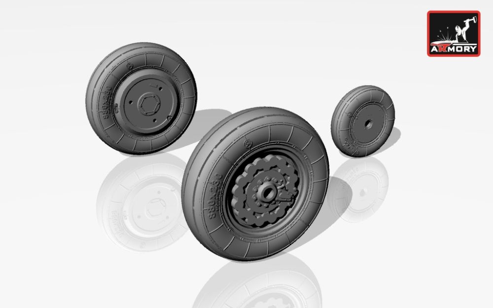 Su-7B (early)/ U wheels 1:72