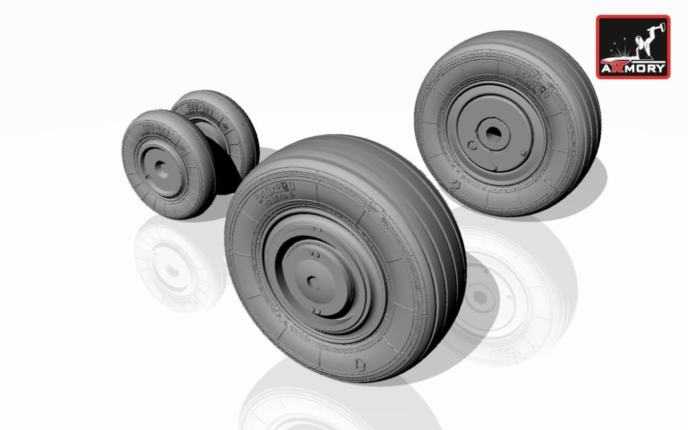 MiG-23S,M,MS,MF,U,UB wheels 1:72