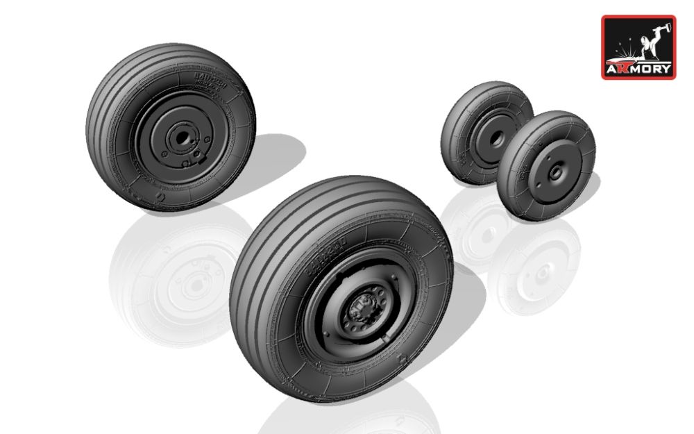 MiG-23B,BN wheels 1:72