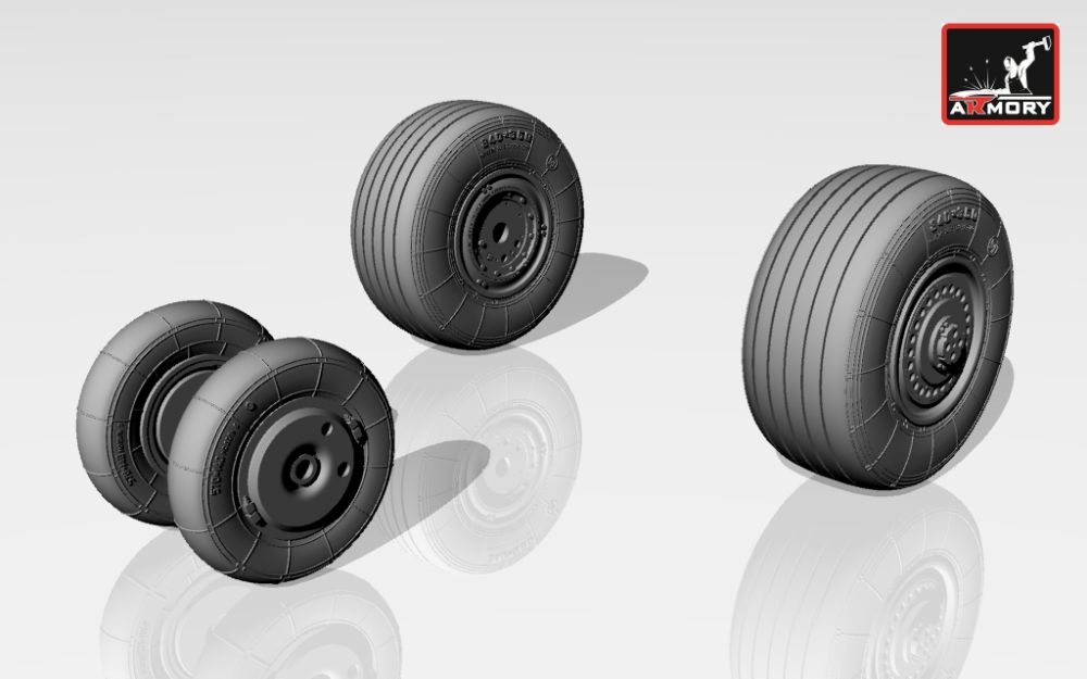 MiG-23BM, MiG-27,27M,D,K wheels 1:72