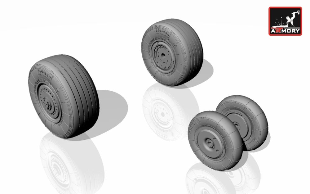 MiG-23BM, MiG-27,27M,D,K wheels 1:72