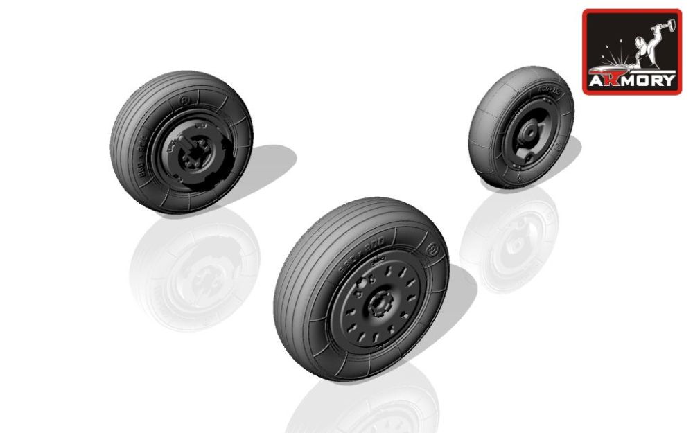 Yak-38 Forger wheels 1:72