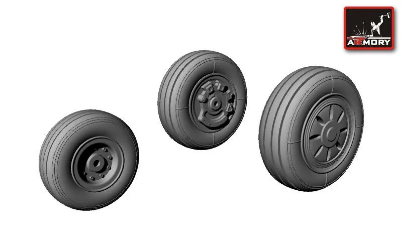 F-35 Lightning-II wheels (Canadian) 1:72