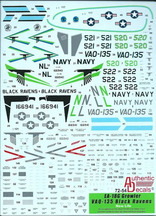 EA-18G Growler VAQ-135 “Black Ravens” 1:72