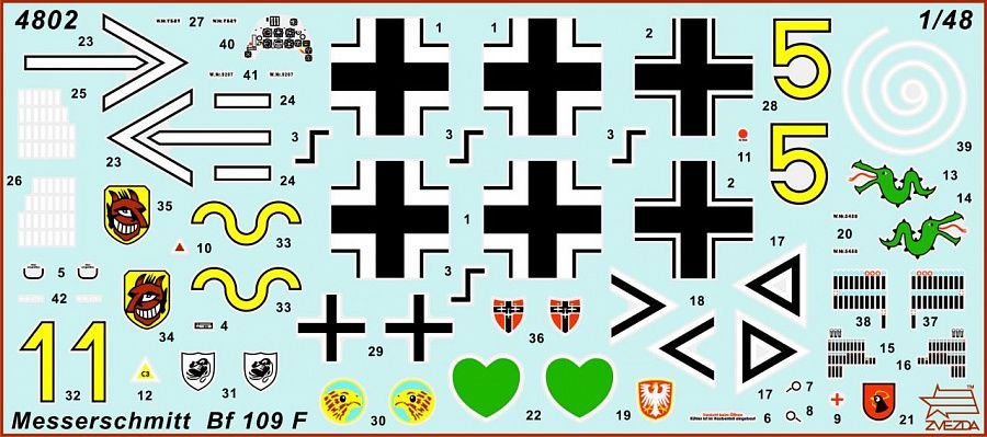 Messerschmitt Bf 109F-2 1:48