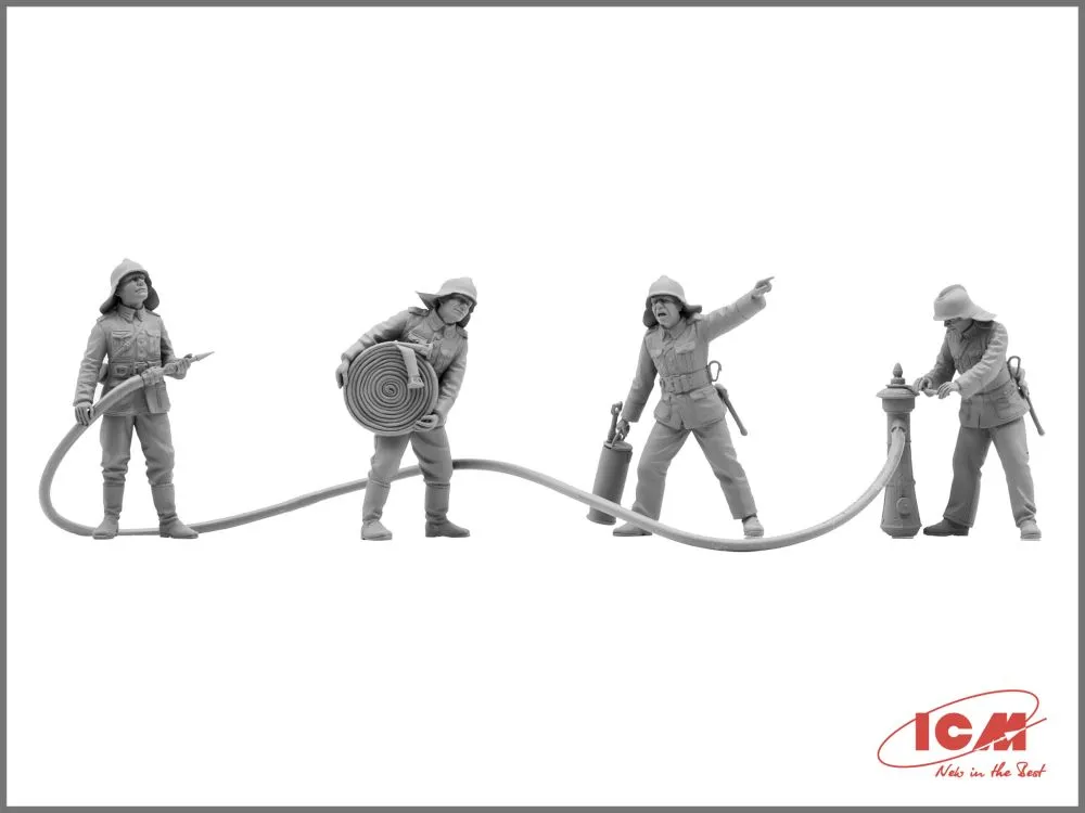 German Firemen WWII 1:35