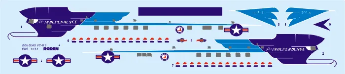 Douglas VC-118 "The Independence" 1:144