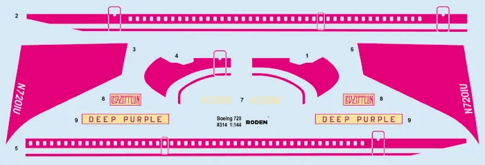 Boeing 720 "Starship One" 1:144