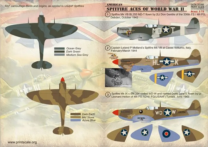 Spitfire - American Aces of WW II 1:72
