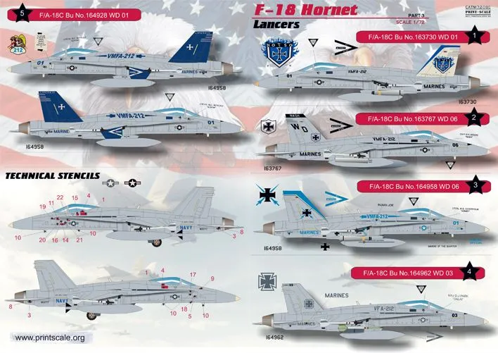 F/A-18C Hornet "Lancers" Part.3 1:72