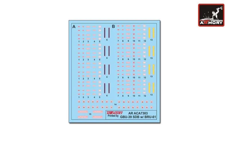 GBU-39 Bomb with BRU-61/A carriage system 1:72