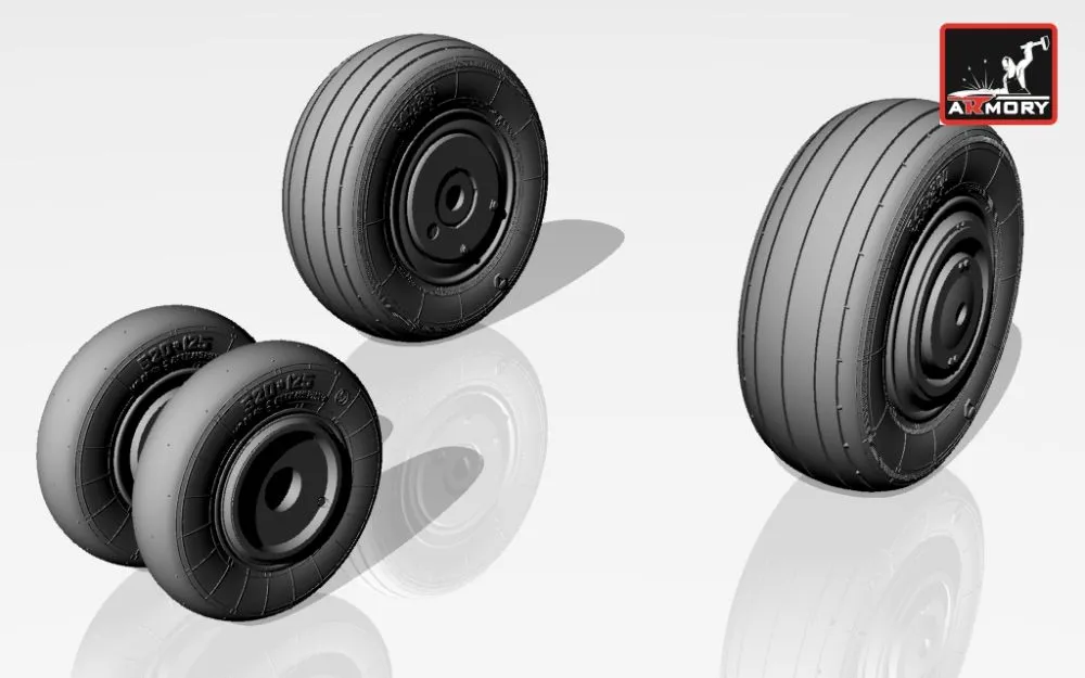 MiG-23S/M/MF/U/UB wheels set 1:32