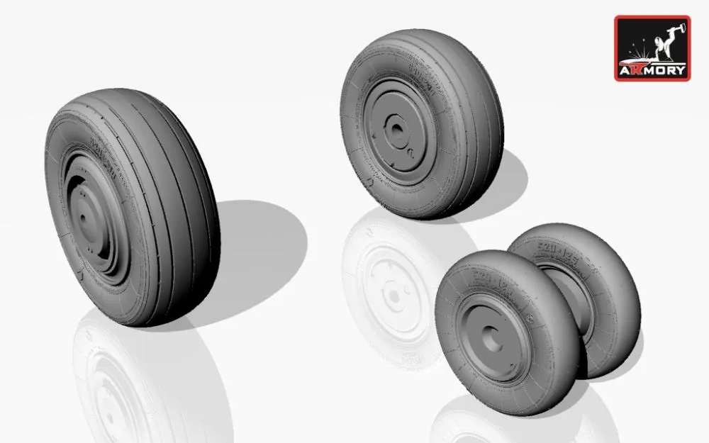 MiG-23S/M/MF/U/UB wheels set 1:32