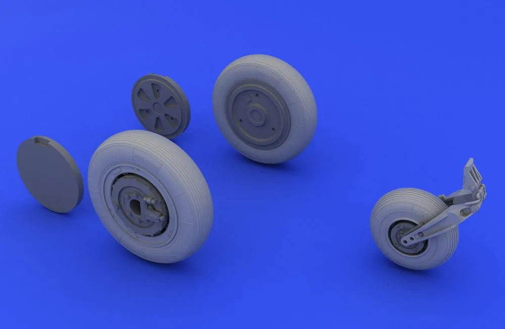 MiG-21 wheels für Eduard 1:48