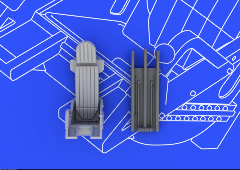 MiG-15 ejection seat 1:72