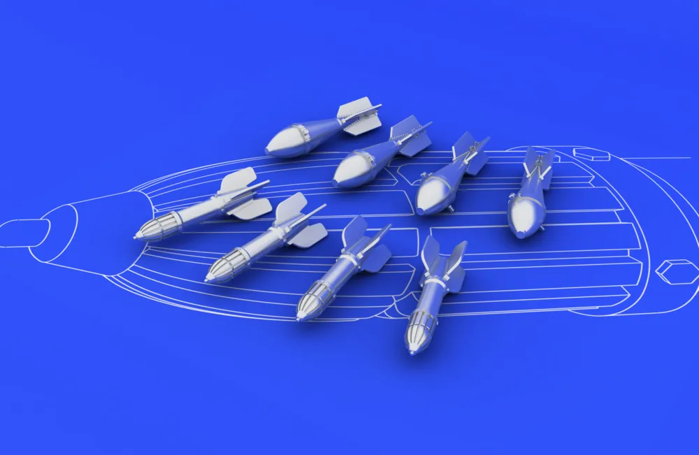 Il-2 weapon set (FAB 50, RS 132) 1:48