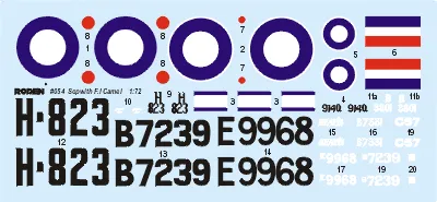 Sopwith F.1 "Camel" Two Seat Trainer 1:72