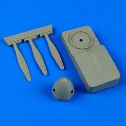 Spitfire Mk.V de havilland propeller w/tool 1:48