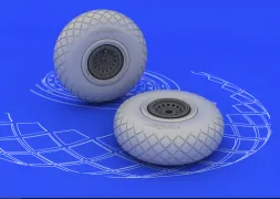 B-17 wheels 1:48