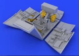 Bf 109E cockpit and radio compartment 1:48