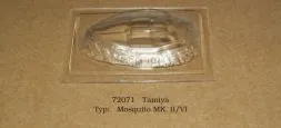 Mosquito Mk.II/VI vacu canopy für Tamiya 1:72