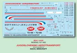 Boein 737-300 - JUGOSLOVENSKI AEROTRANSPORT 1:144