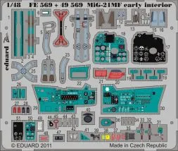 MiG-21MF interior for Eduard 1:48