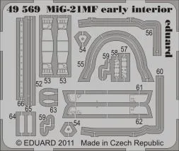 MiG-21MF interior for Eduard 1:48