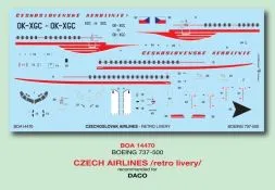 Boeing 737-500 - CZECHOSLOVAK AIRLINES 1:144