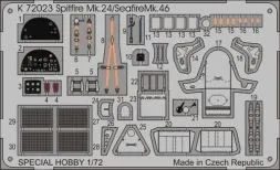 Spitfire Mk.24/ Seafire Mk.46 P.E. for Special Hobby 1:72