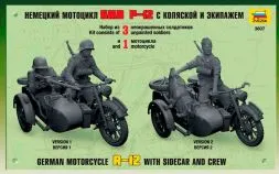 BMW R-12 with Sidecar and Crew 1:35