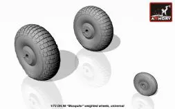 deHavilland DH.98 Mosquito weighted wheels 1:72