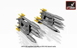 S-3K unguided missiles w/ APU-14U launcher racks 1:48
