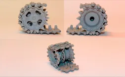 T-55 (late), T-62 workable tracks set & d. sprocket 1:35