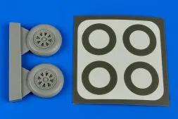 F4U-5 Corsair wheels & paint masks 1:48