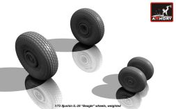 IL-28 Beagle wheels, weighted 1:72