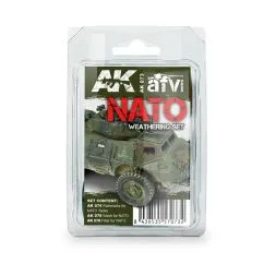 NATO Weathering set for 3 color camouflage
