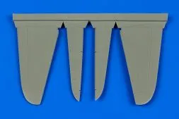A6M Zero control surfaces for Hasegawa 1:48