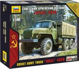 URAL-4320 Soviet Army Truck 1:100