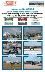 Russian Modern Air Force - Su-25, Su-34 (new camo.)