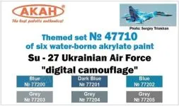 Ukrainian Air Force - Su-27 digital comouflage