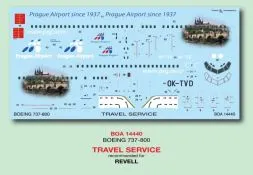 Boeing 737-800 - Travel Service "Prague Airport" 1:144